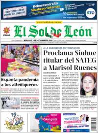 Portada de El Sol de León (México)