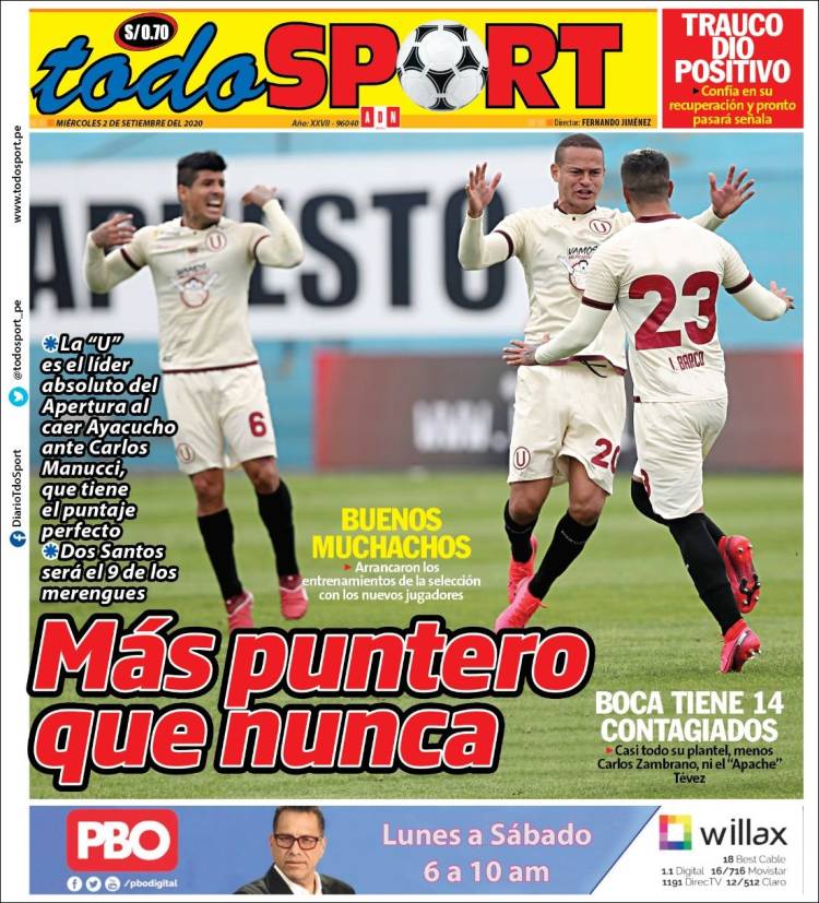 Portada de TodoSport (Perú)