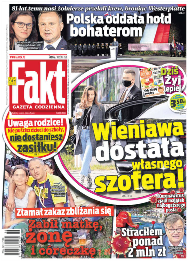 Portada de Fakt (Polonia)