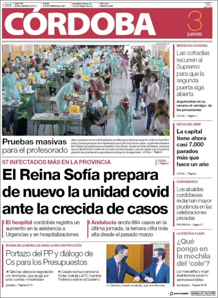 Portada de Diario de Córdoba (Espa&ntilde;a)
