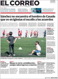 Portada de El Correo - Guipuzcoa (Espa&ntilde;a)