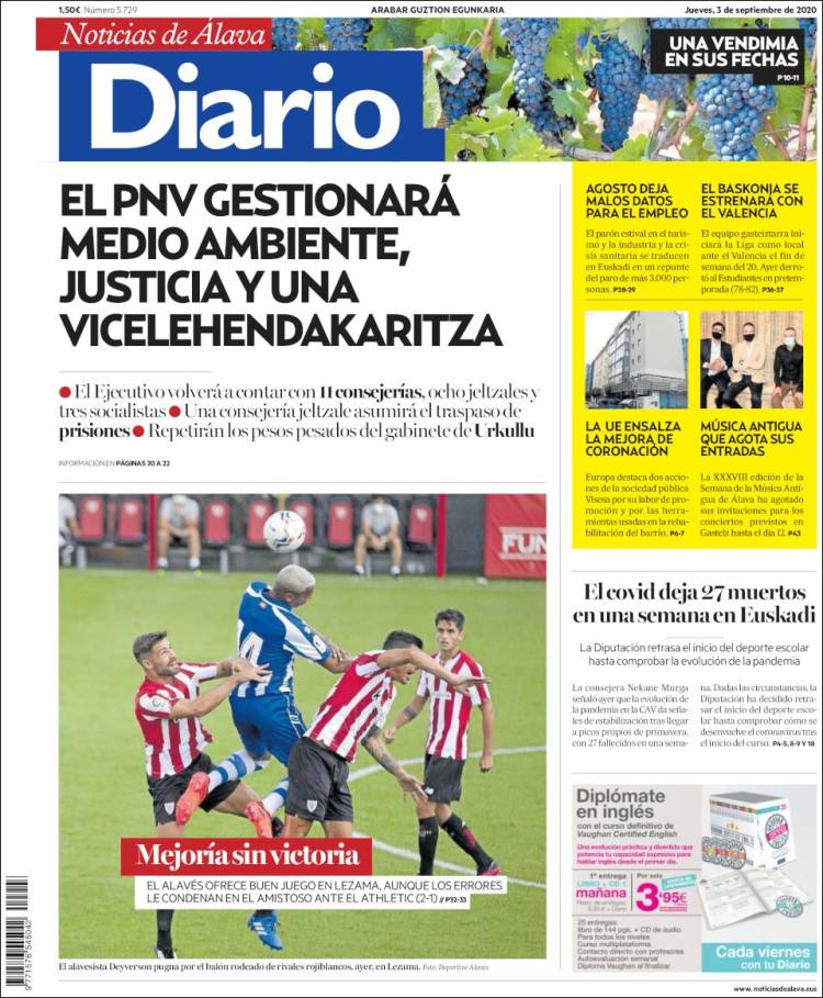 Portada de Noticias de Álava (Espa&ntilde;a)