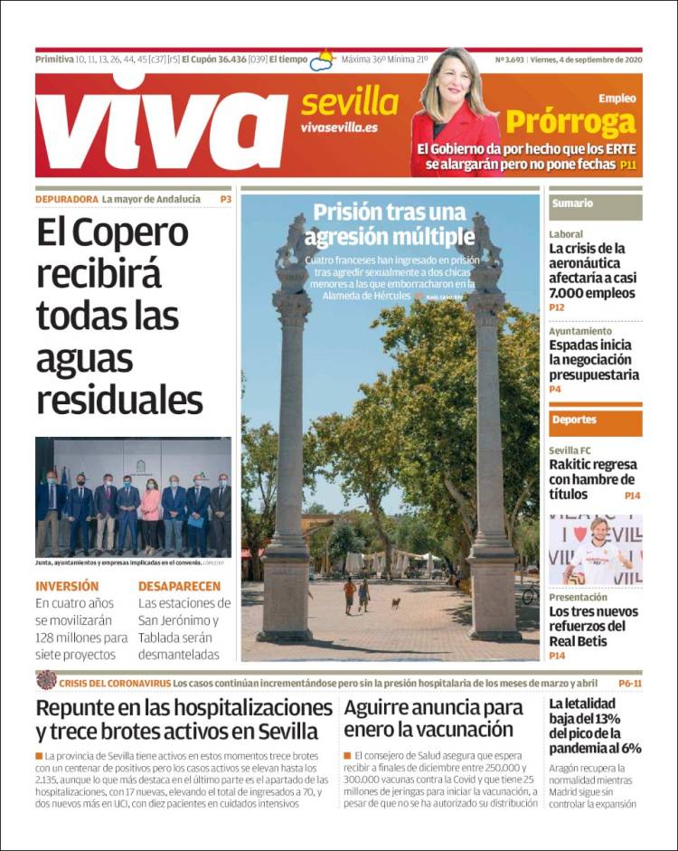 Portada de Viva Sevilla (España)