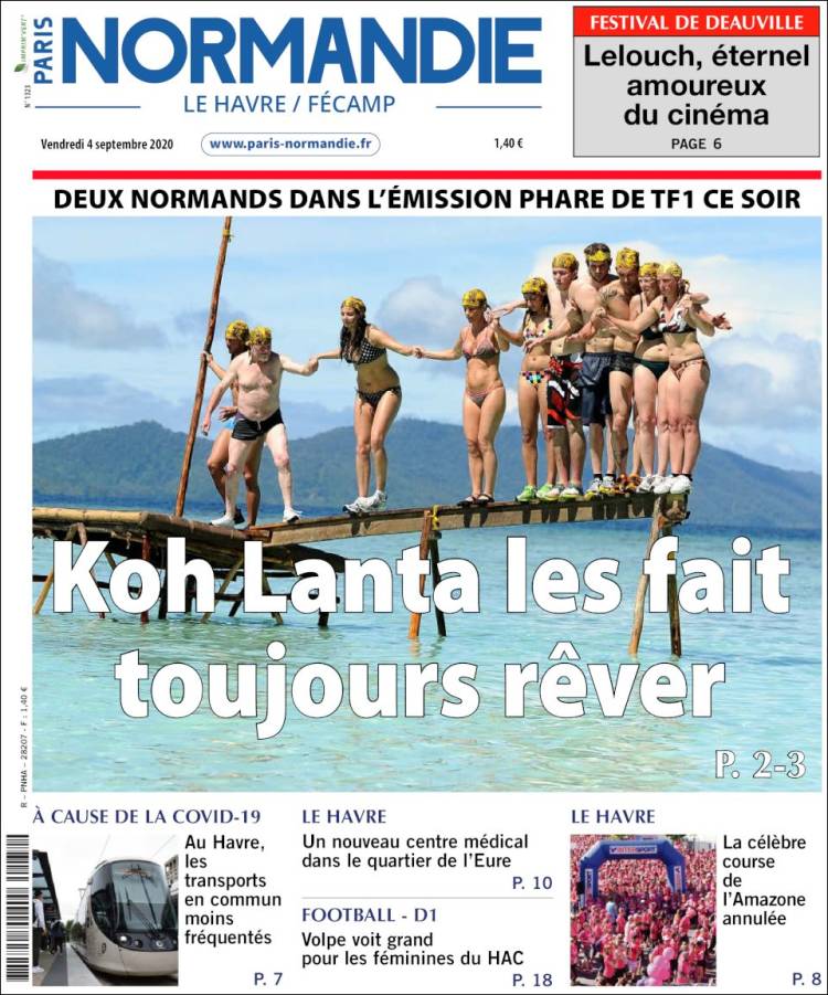 Portada de Le Havre Libre (Francia)