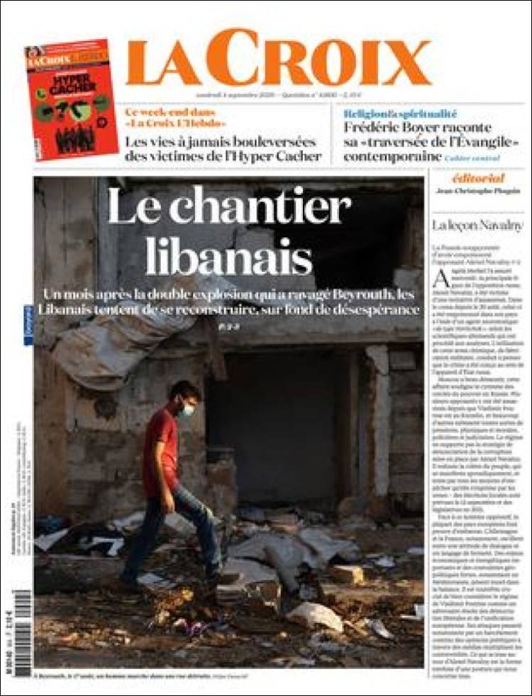 Portada de La Croix (Francia)