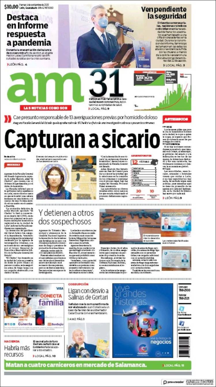 Portada de Al Día A.M. (M&eacute;xico)