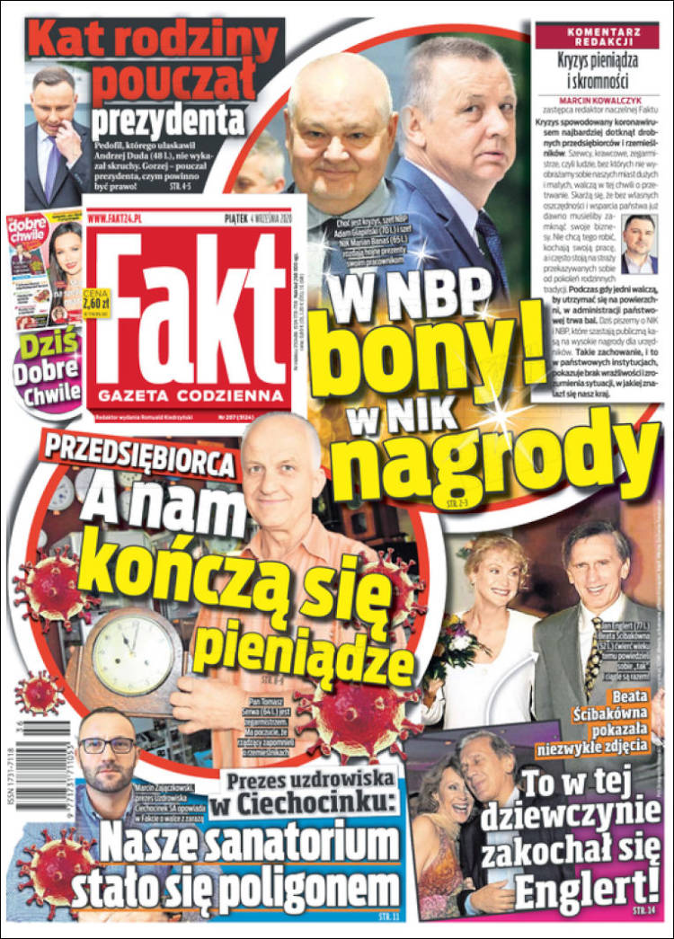 Portada de Fakt (Polonia)