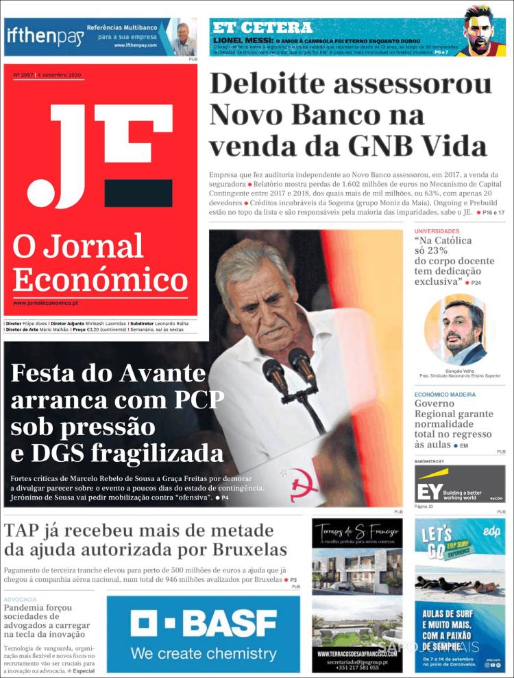 Portada de Oje (Portugal)