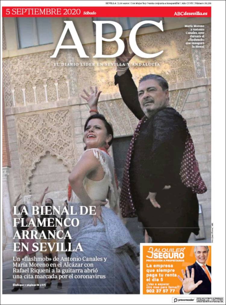 Portada de ABC - Sevilla (Spain)