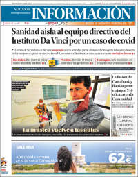 Portada de Diario Información (Spain)