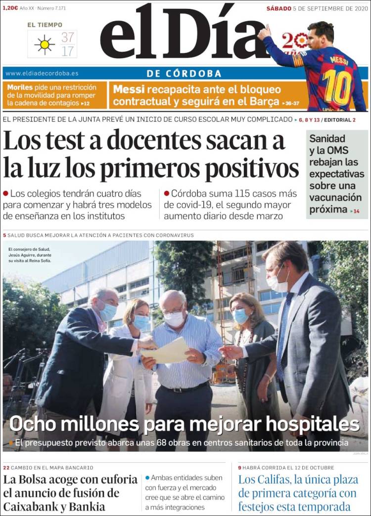 Portada de El Día de Córdoba (Spain)