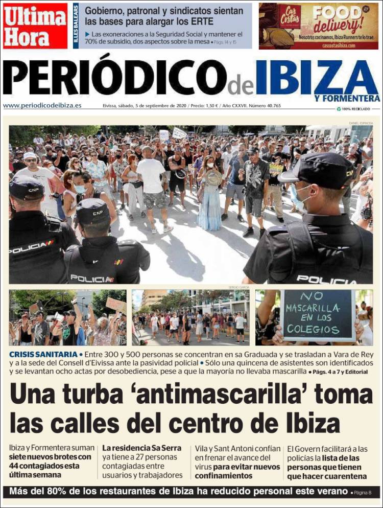 Portada de Periódico de Ibiza (Spain)