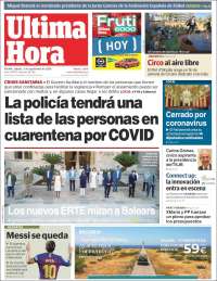 Portada de Última Hora (Spain)