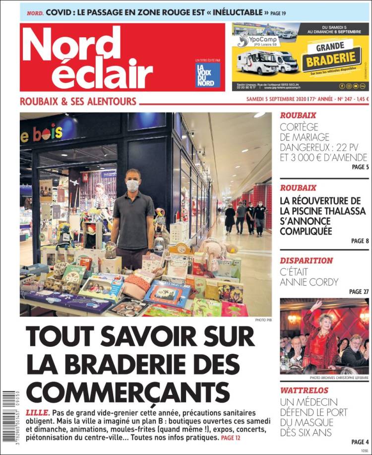 Portada de Nord Éclair (Francia)