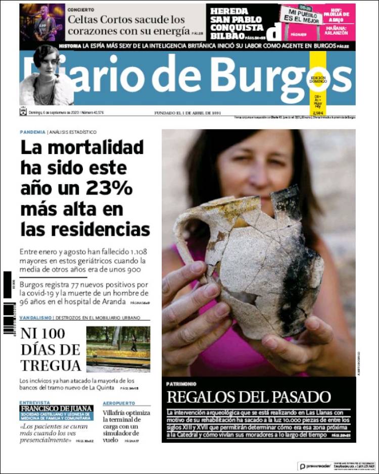Portada de Diario de Burgos (Espa&ntilde;a)