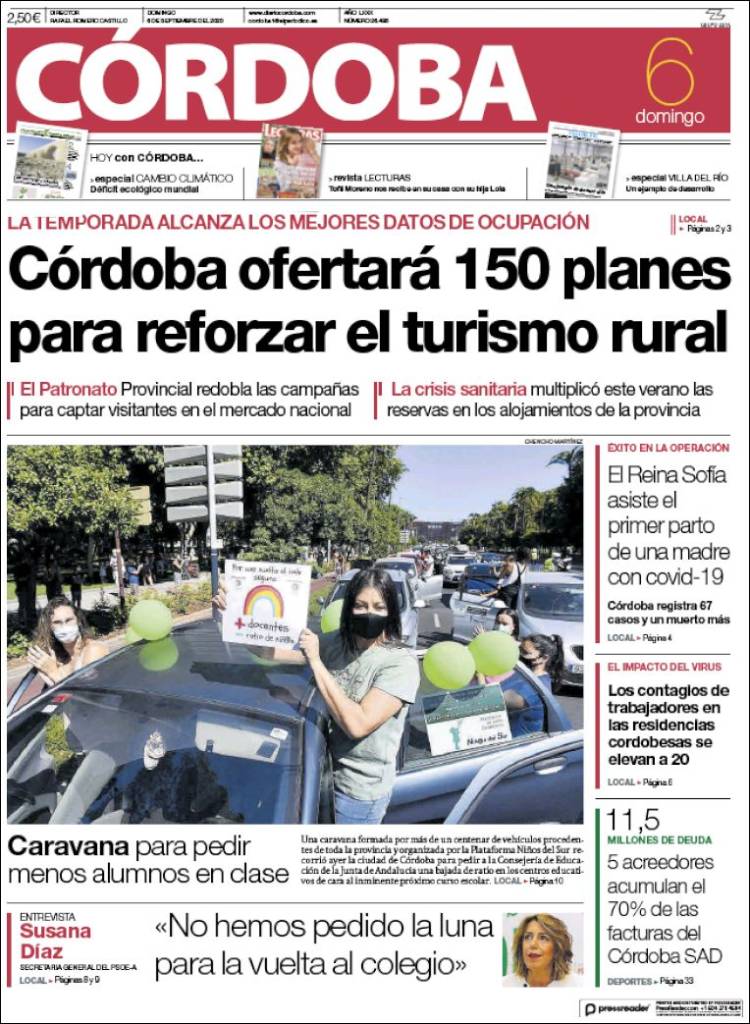 Portada de Diario de Córdoba (Espa&ntilde;a)