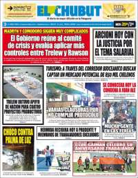 Portada de El Chubut (Argentina)