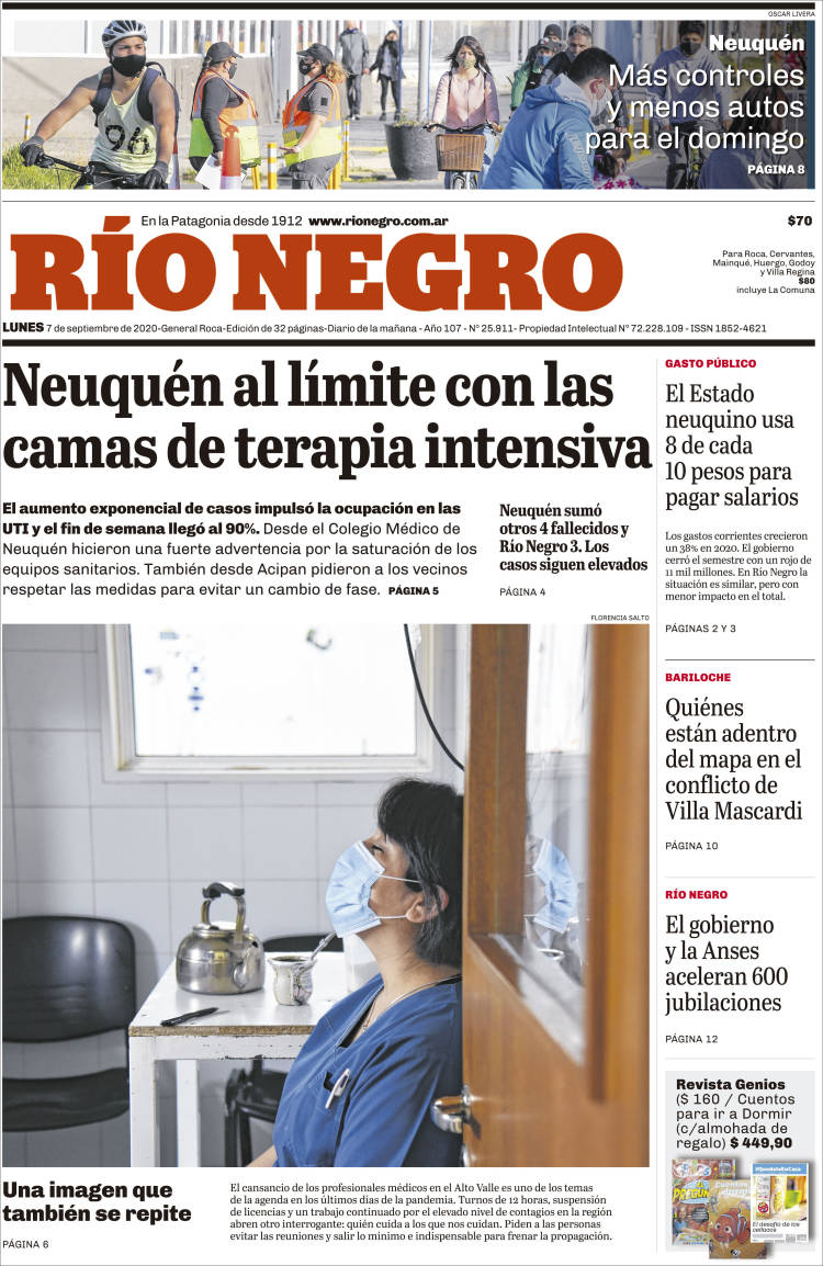 Portada de Rio Negro (Argentina)
