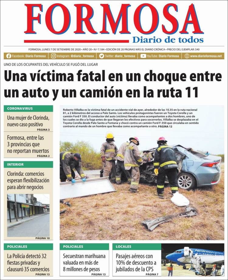 Portada de Formosa (Argentina)
