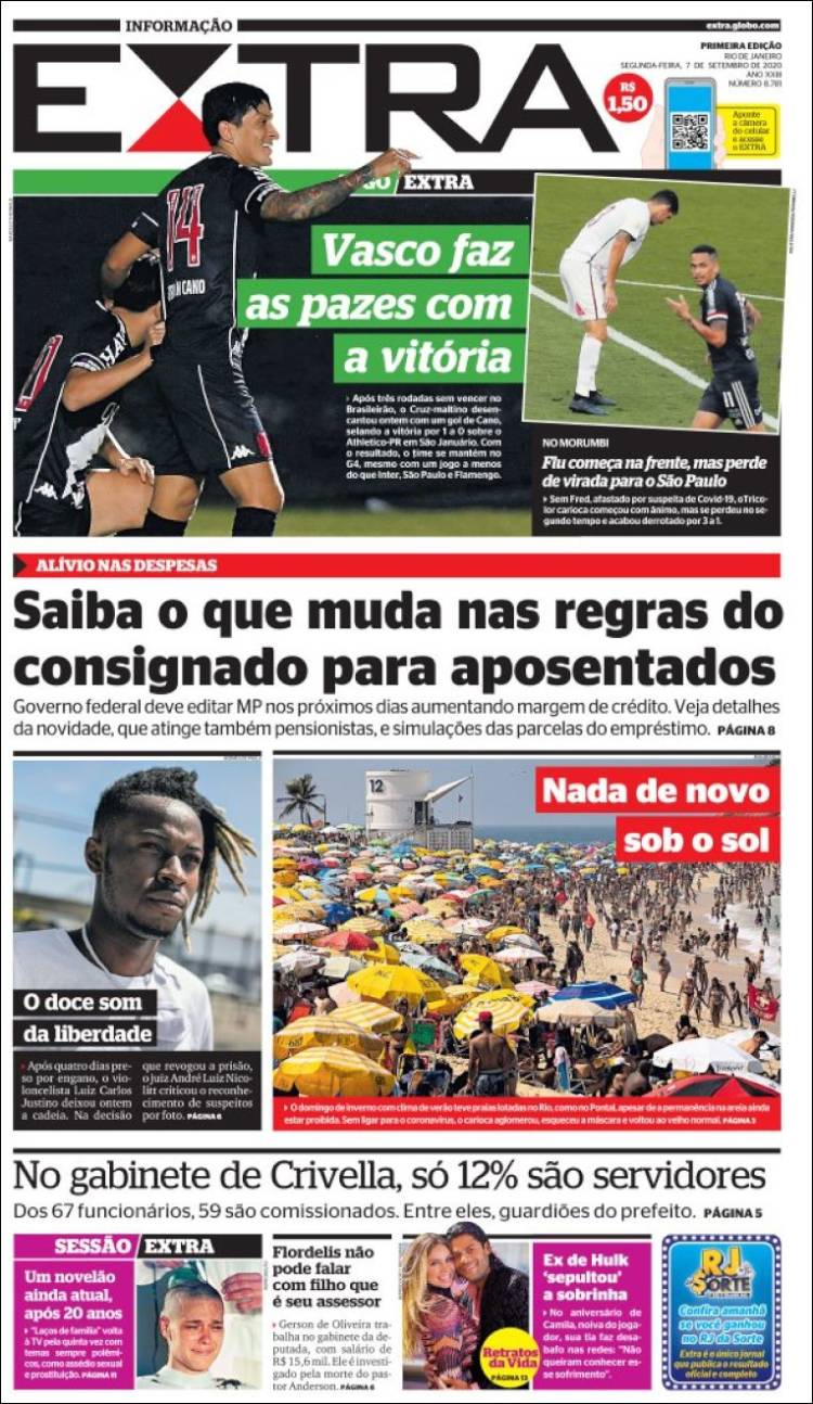 Portada de Extra (Brasil)