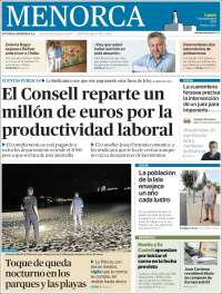 Portada de Menorca - Diario Insular (España)