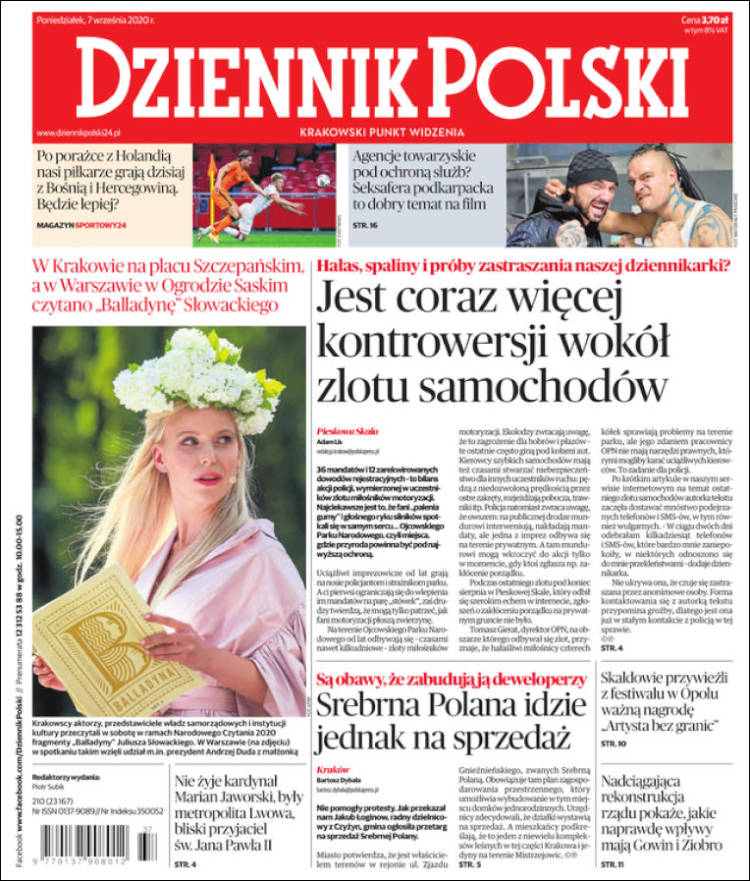 Portada de Dziennik (Polonia)