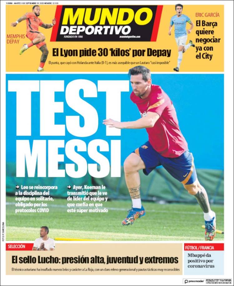 Portada de El Mundo Deportivo (España)