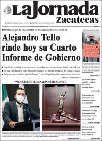 Portada de Jornada de Zacatecas (México)