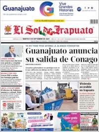 Portada de El Sol de Irapuato (México)