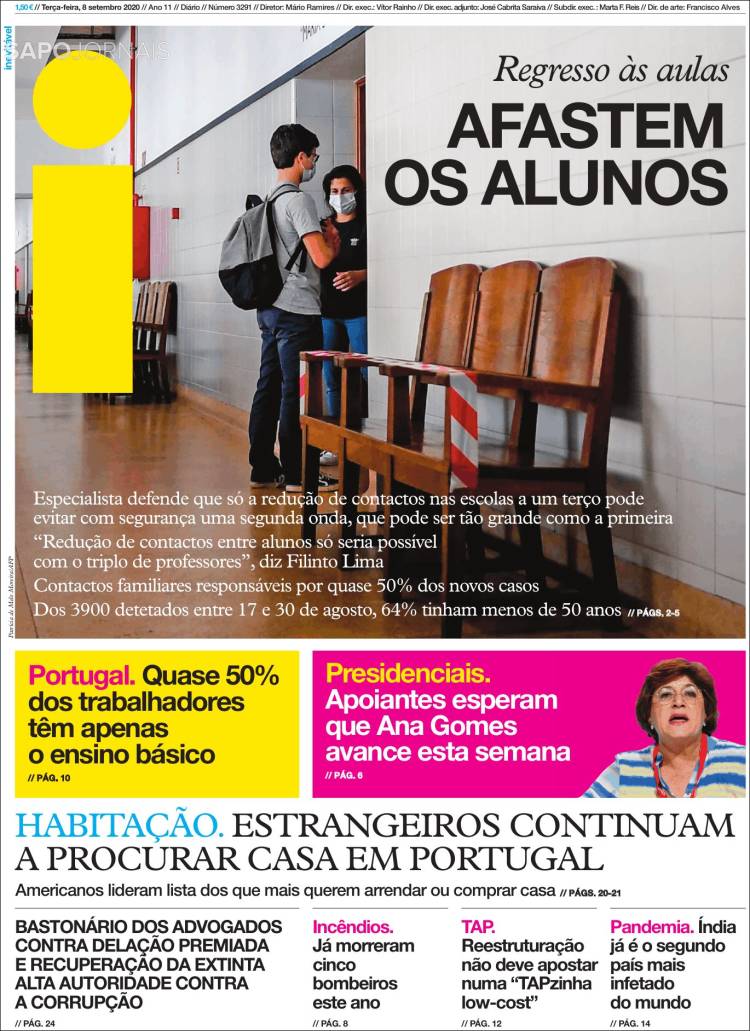 Portada de I - informação (Portugal)