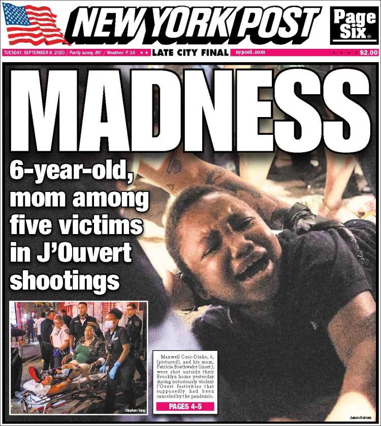 Portada de New York Post (USA)