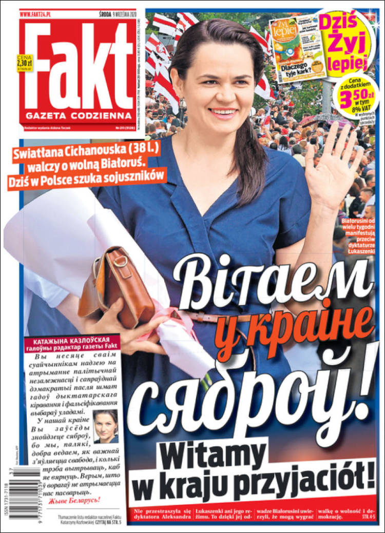 Portada de Fakt (Polonia)