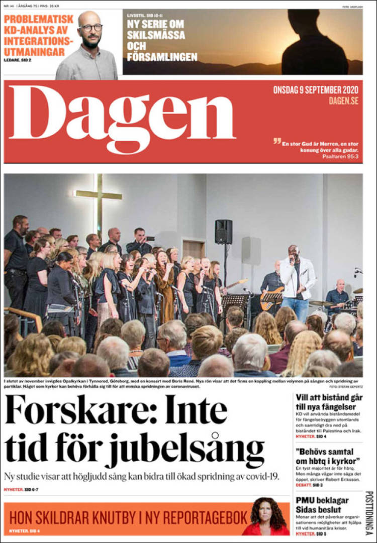 Portada de Dagen (Suecia)