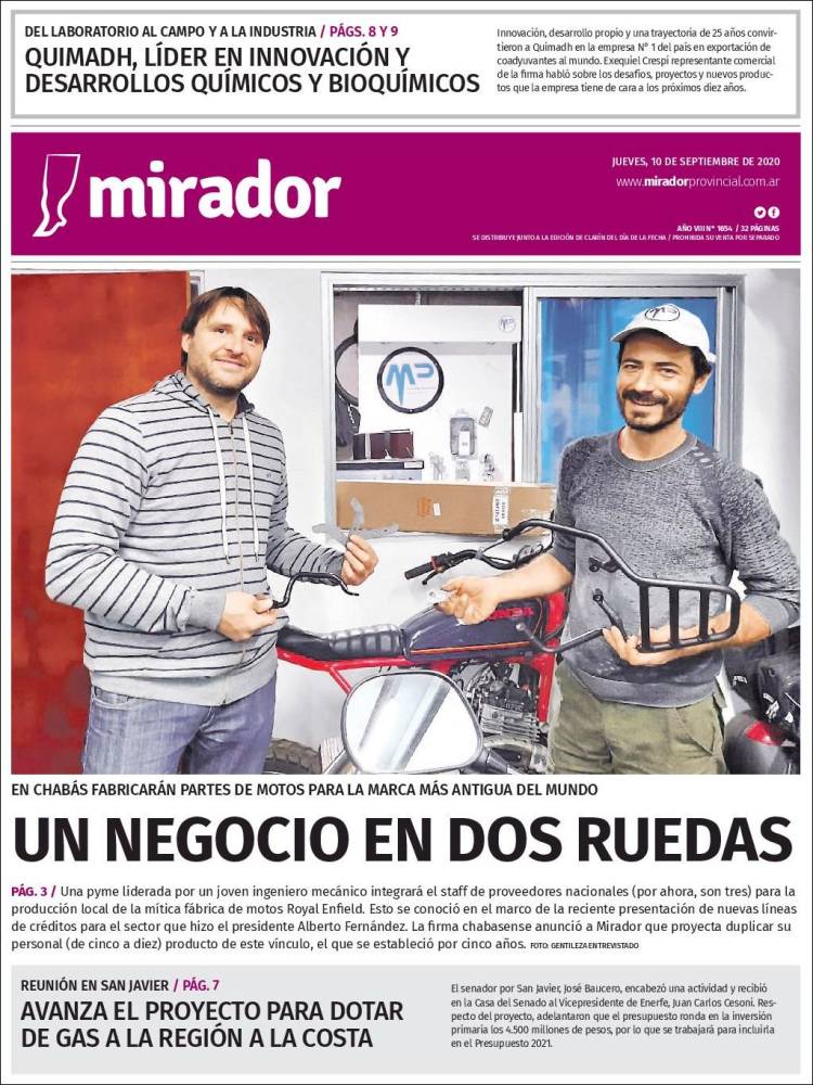 Portada de Mirador Provincial (Argentina)