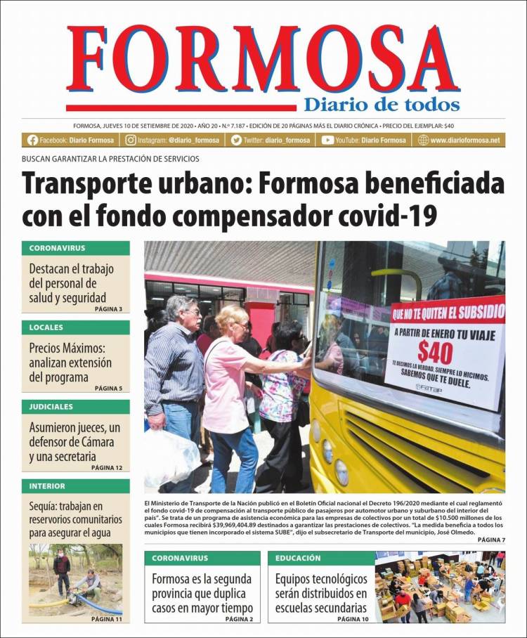 Portada de Formosa (Argentina)