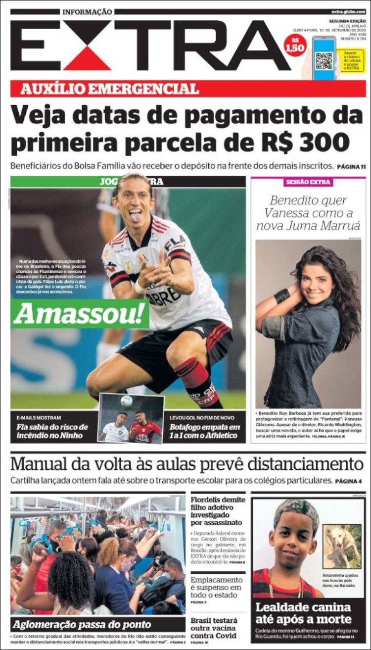 Portada de Extra (Brasil)