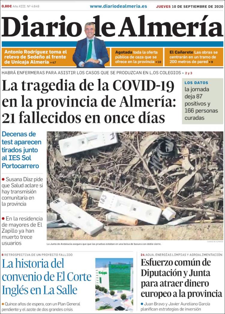 Portada de Diario de Almería (Espa&ntilde;a)
