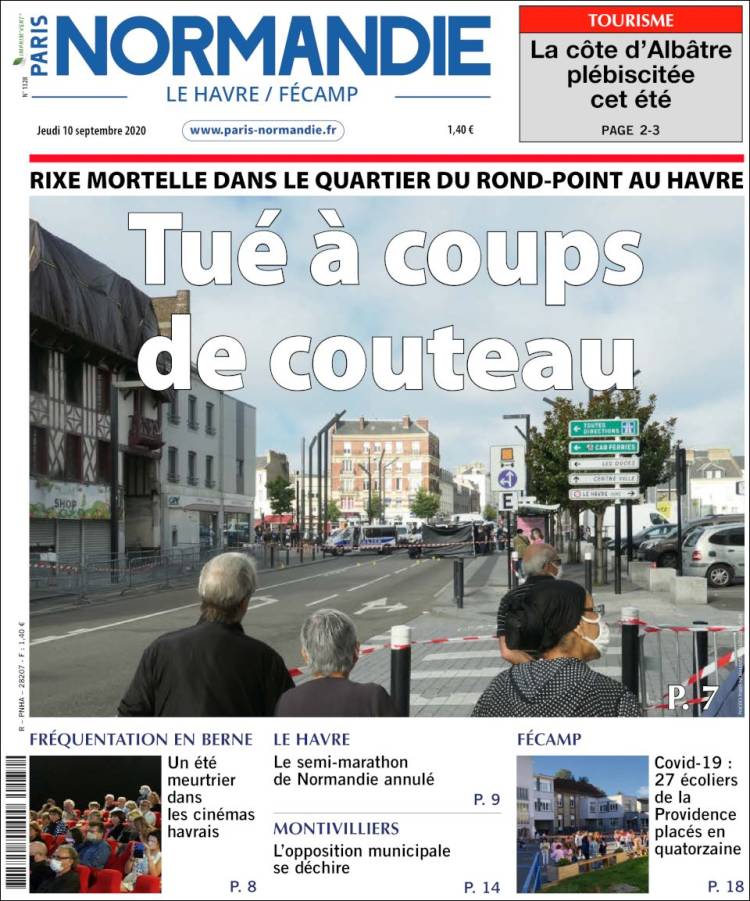 Portada de Le Havre Libre (Francia)