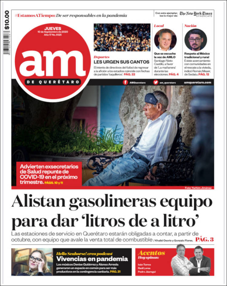 Portada de A.M. Querétaro (Mexico)