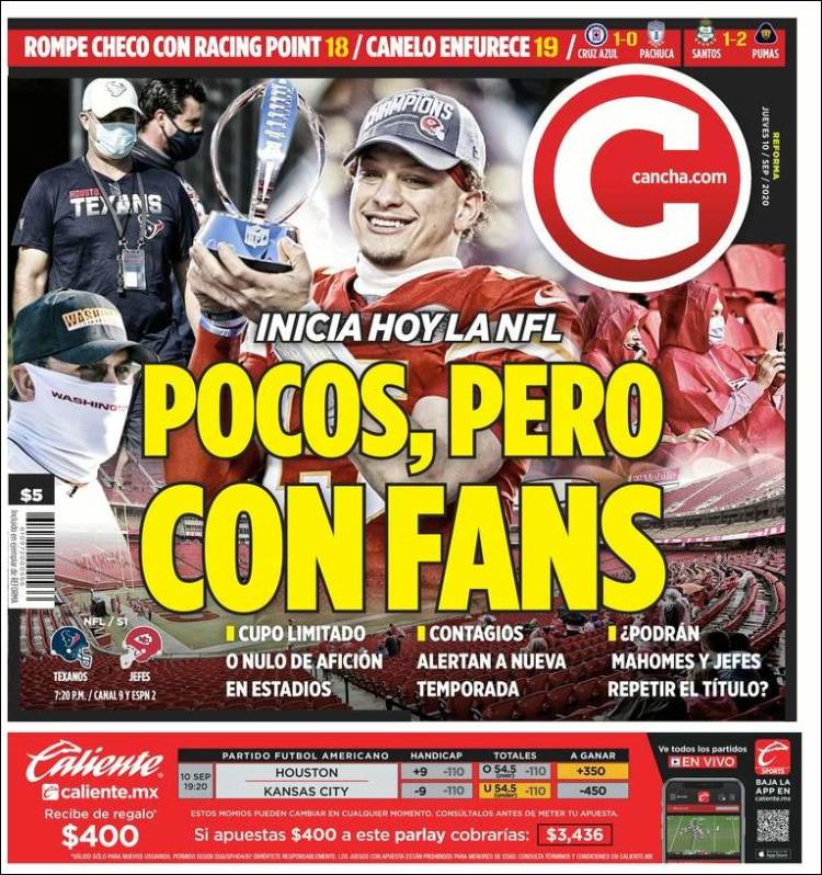 Portada de Cancha (México)