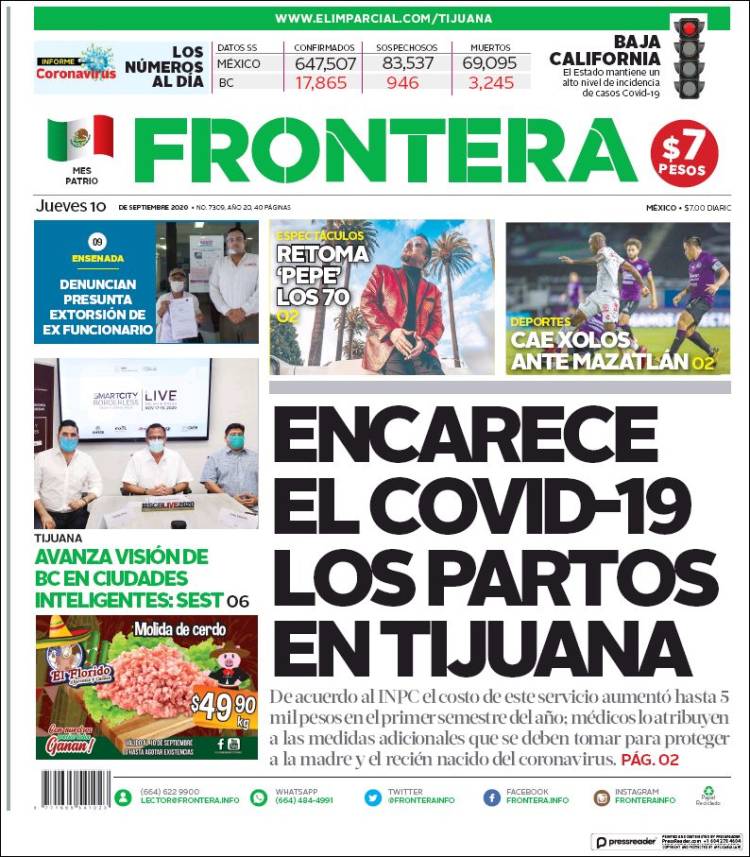 Portada de Frontera (Mexico)