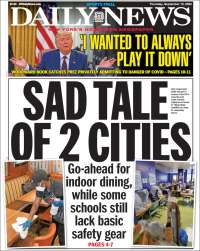 Portada de Daily News - New York (États-Unis)