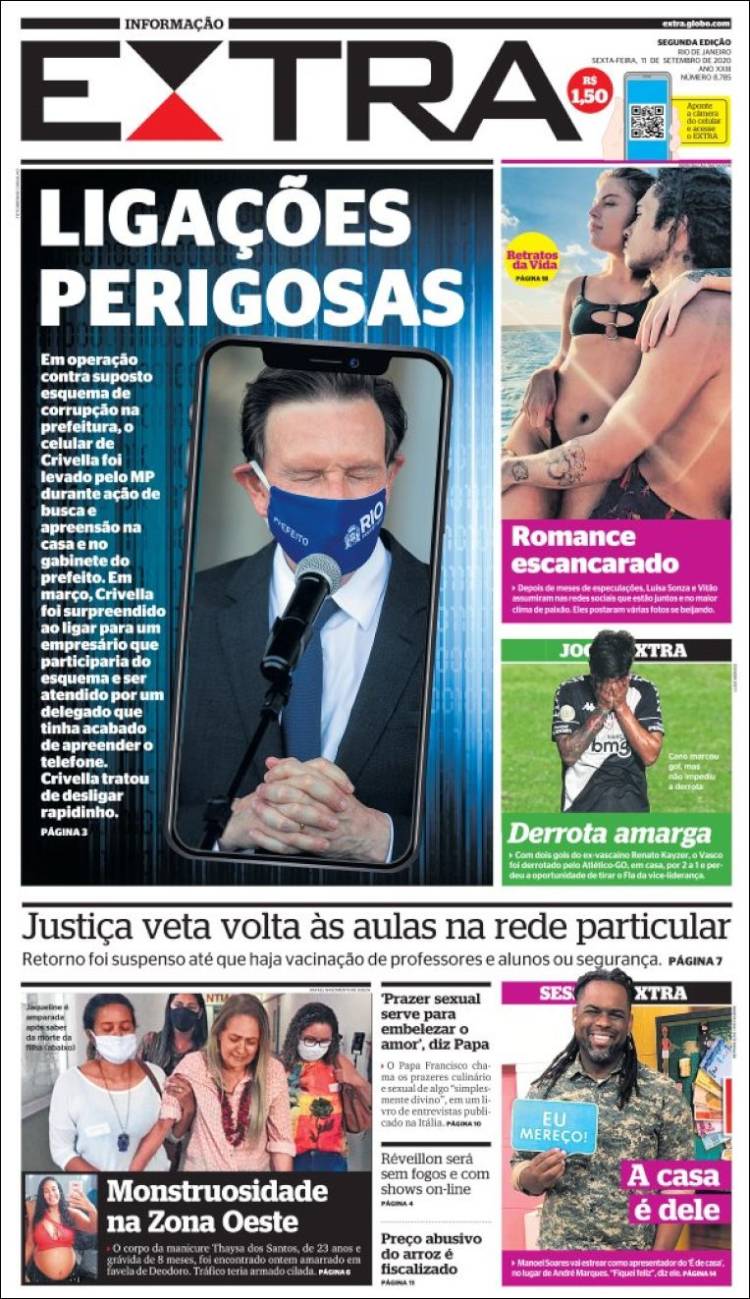 Portada de Extra (Brasil)