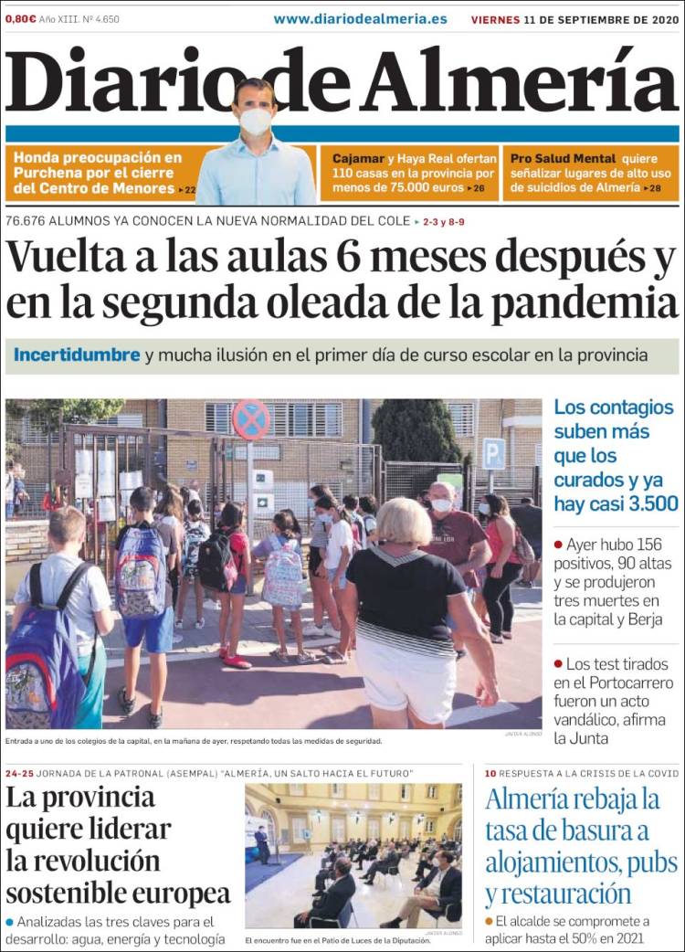 Portada de Diario de Almería (Espa&ntilde;a)