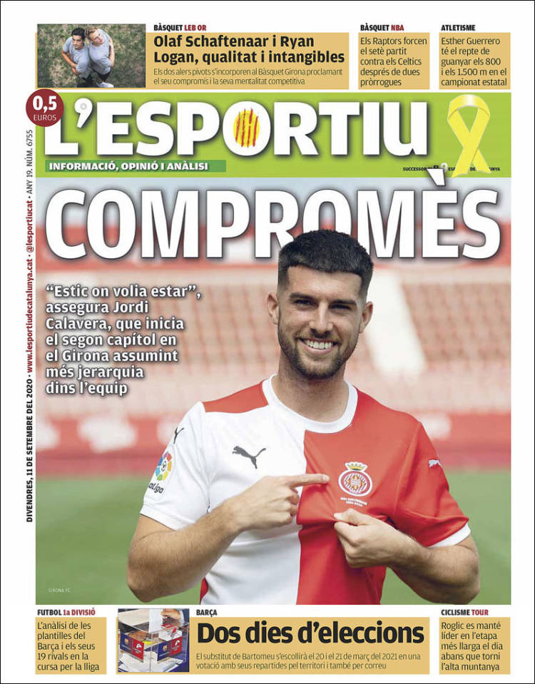 Portada de L'Esportiu : Girona (Espa&ntilde;a)