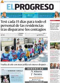 Portada de El Progreso (Espa&ntilde;a)