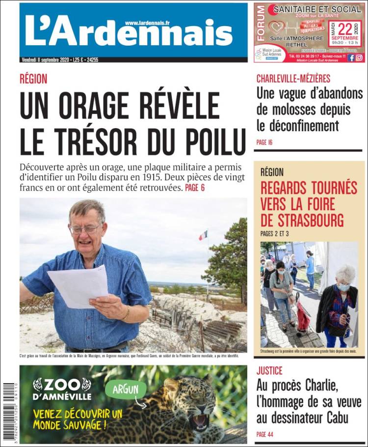 Portada de L'Ardenais (France)