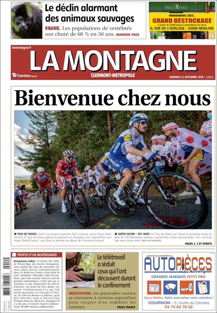 Portada de La Montagne (France)