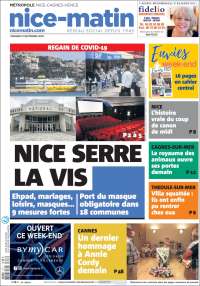 Portada de Nice-Matin (France)