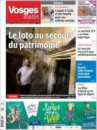 Portada de Vosges Matin (France)